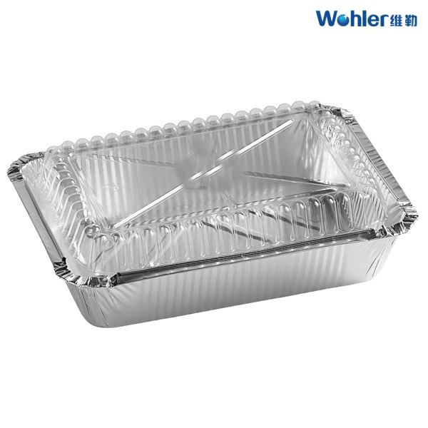 Durable Wrinkle Free Aluminum Container With Lid For Storage